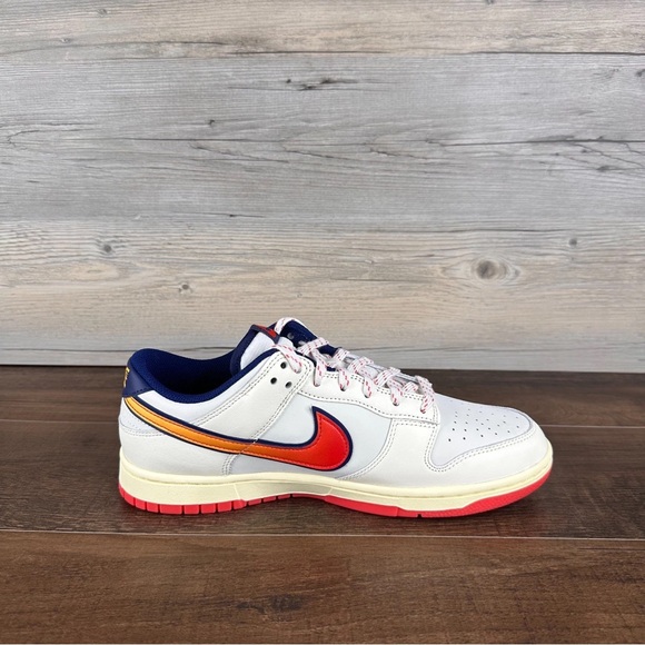Men\'s Nike Dunk Low Retro SE Shoes - Pale Ivory Light Crimson Sail HV5749 110 main image 5